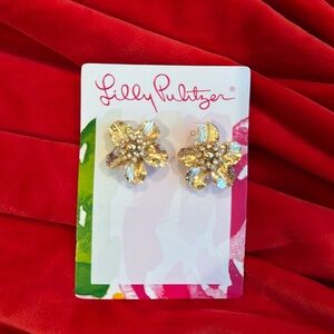 Lilly Pulitzer’s Small Orchid Earrings